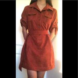 Jessica - Mini belt tie dress